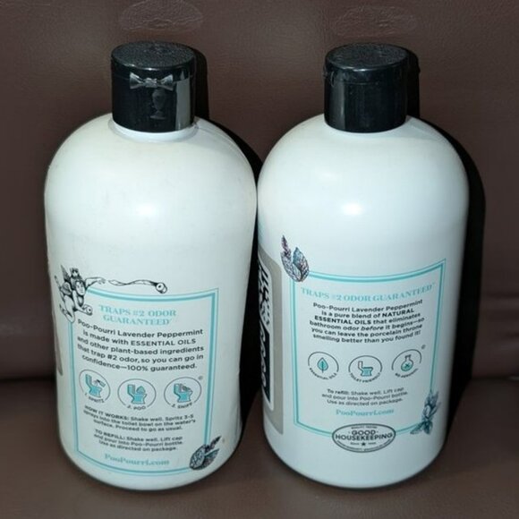 NEW Set 2 Poo-Pourri Before You Go Toilet Spray Refill Lavender Peppermint 16oz - Picture 8 of 9